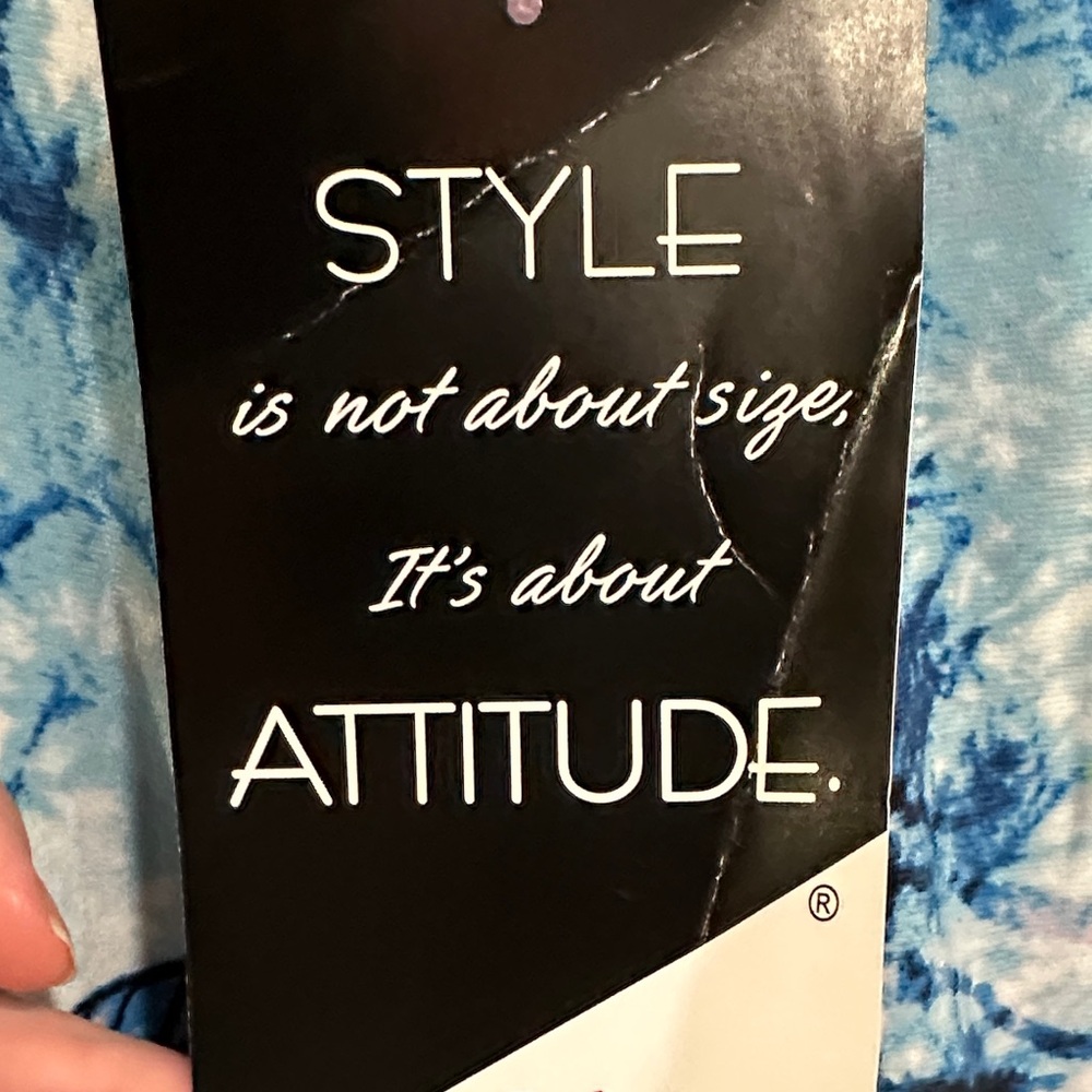 Attitudes by Renee Blue and Pink Patterned maxi Dress - Picture 6 of 15
